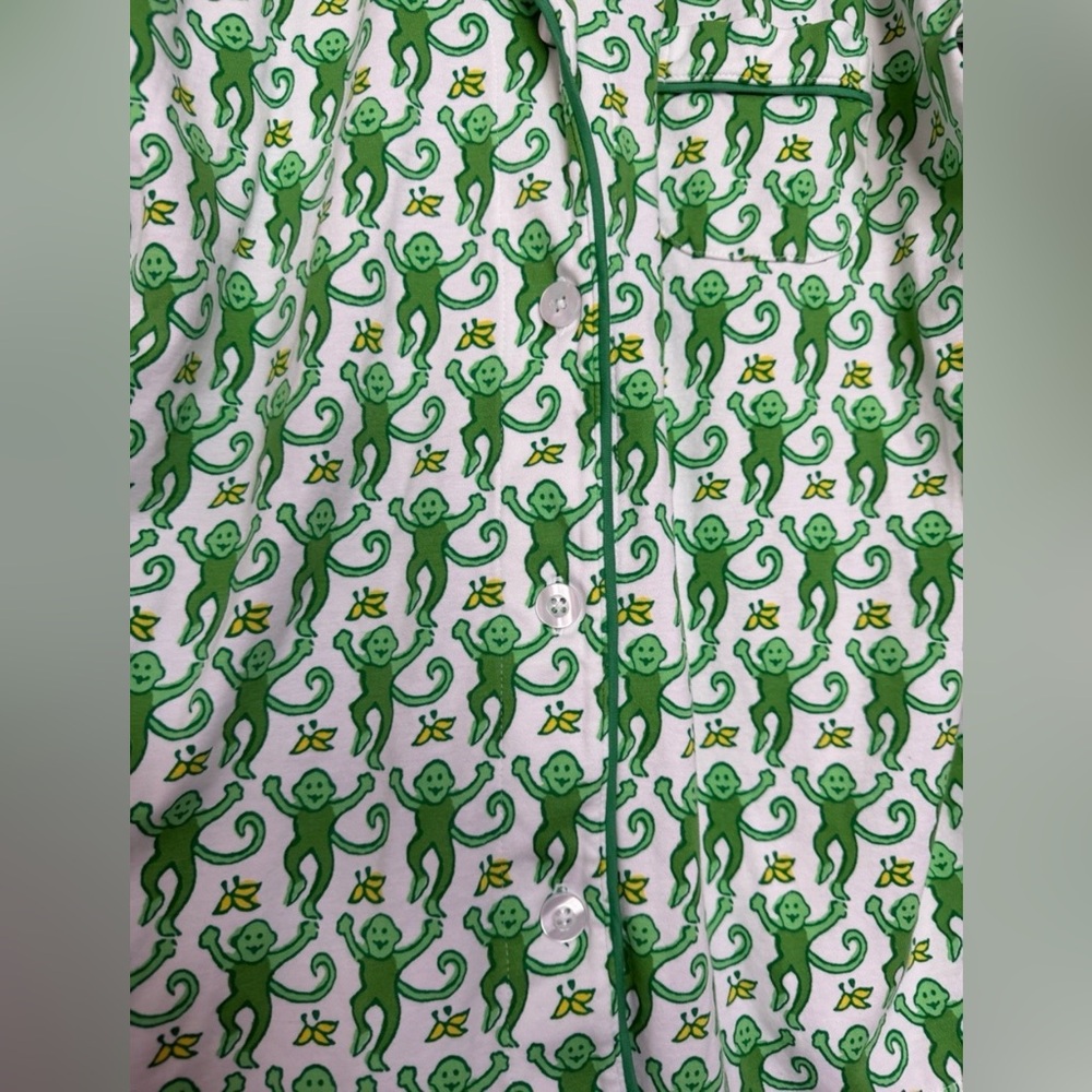 Roller Rabbit Emerald Monkey Polo
Pajamas, Size Large - Picture 7 of 12